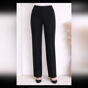Talbots Women's Black Straight Leg Pants Wool Size 2